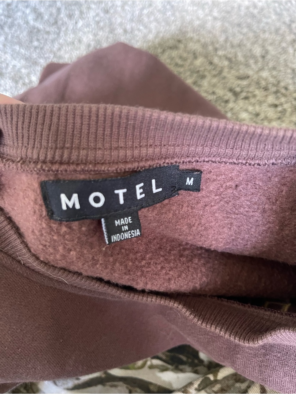 Motel Rocks Oversized Pullover Sweatshirt - Picture 3 of 3